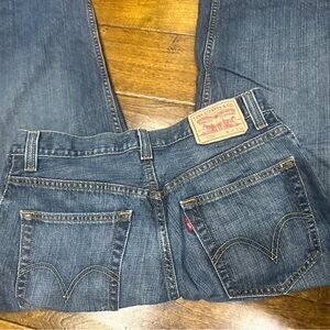 Levi's Dark Blue and Gray Denim Jeans